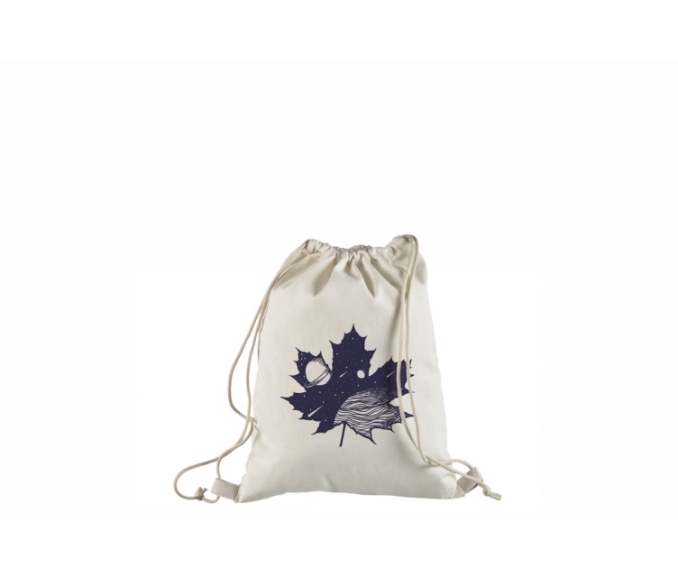Naturfärgade ryggsäckar av starkt bomullstyg. Storlek: 35×45 cm
