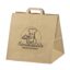 Brun take-away pose 35x23x25 cm med reklametrykk