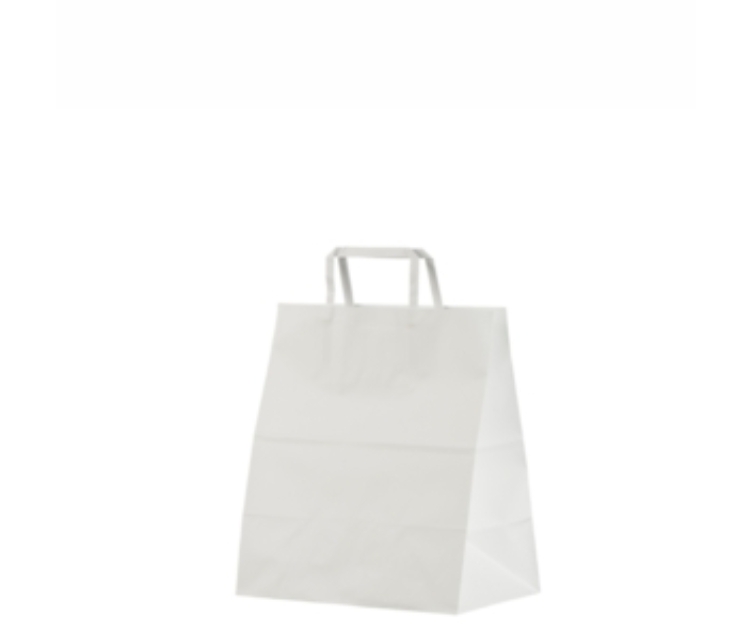 Vit take away papperskasse 26x16x29 cm