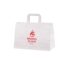 Vit take away papperskasse 35x17x24,5 cm med unik design